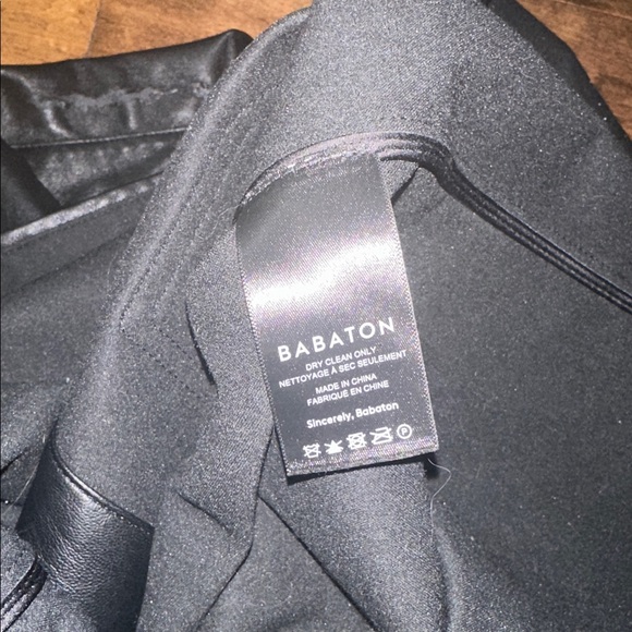 Aritzia Babaton Pelli Faux Leather Shirt Jacket Black XXS - Picture 14 of 15